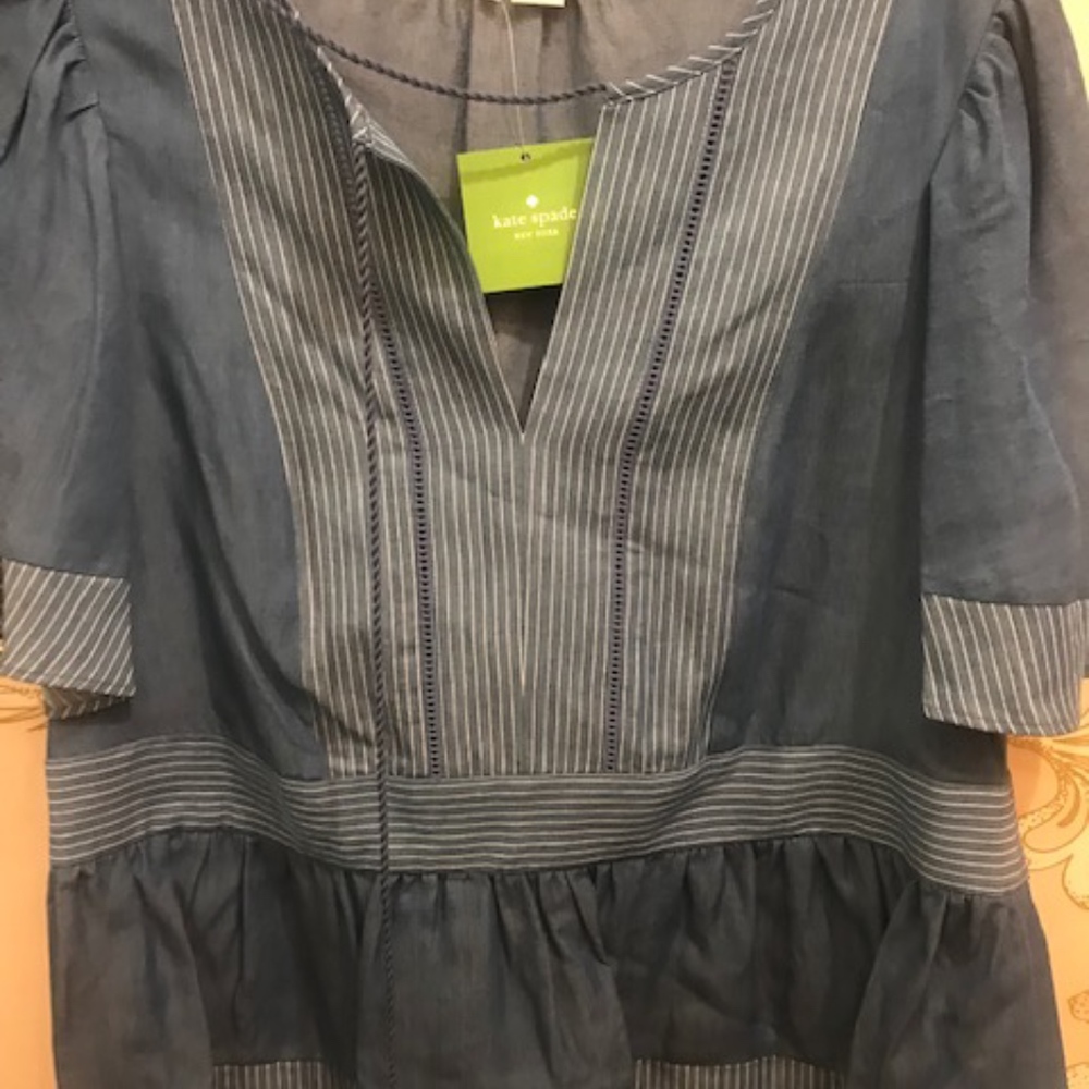 Kate Spade Indigo Railroad Top Women's